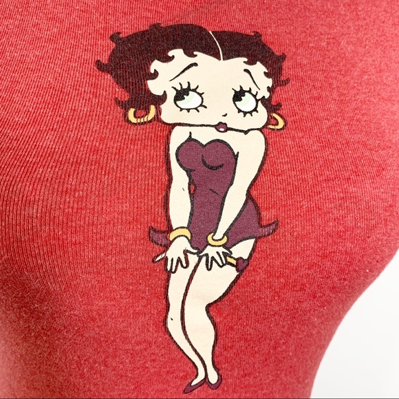 Betty Boop Beauty Shirt Red sz Small Women’s - Picture 2 of 8